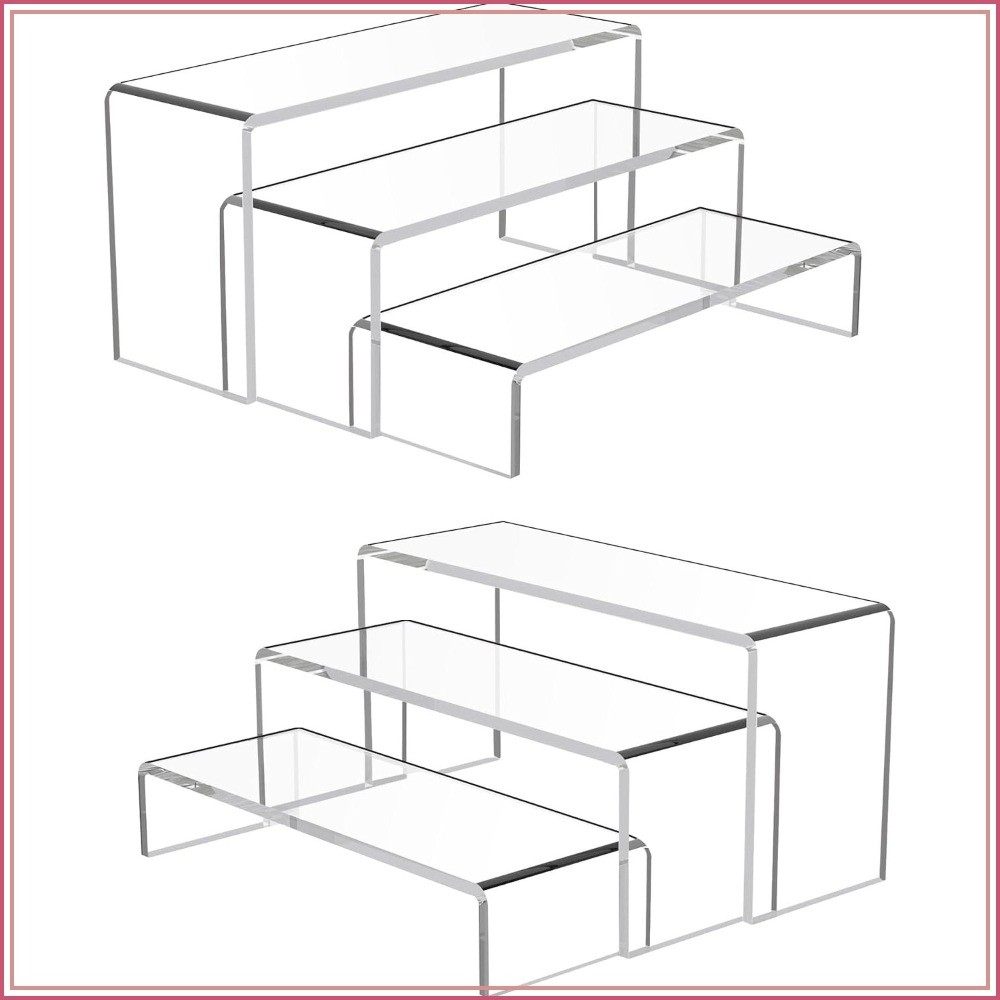 Cupcake Stand Tier - Набор из 6 прозрачных подставок для