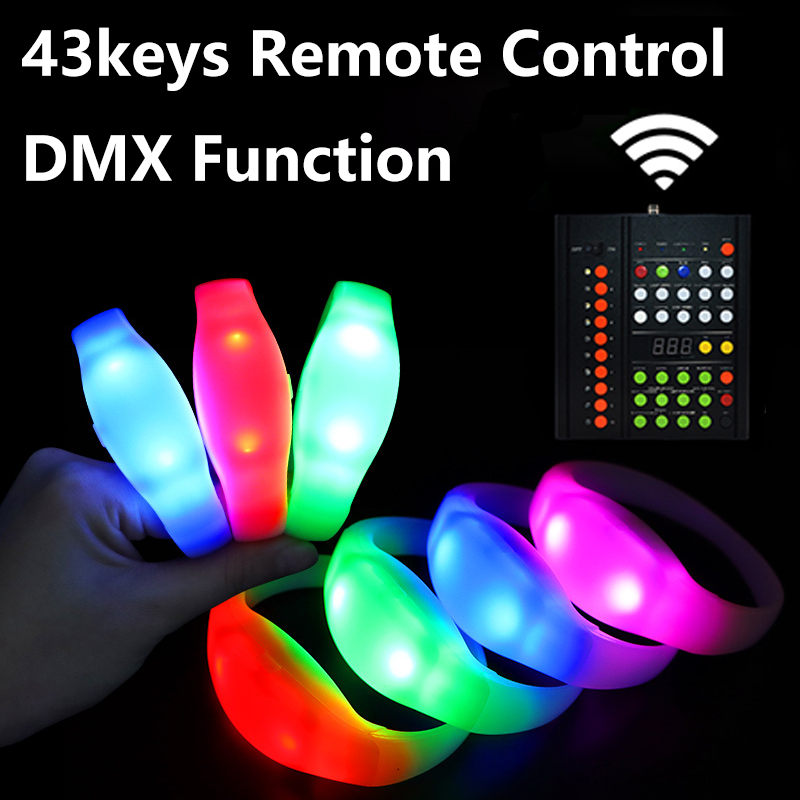 Event Party Dj - DMX светящийся браслет светодиодные силиконовые браслеты