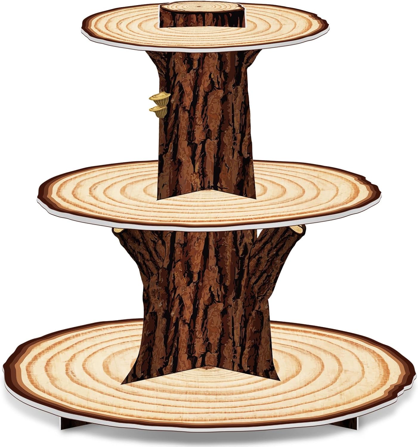 Cupcake Stand Tier - Деревянная подставка для кексов, 3-х уровневая