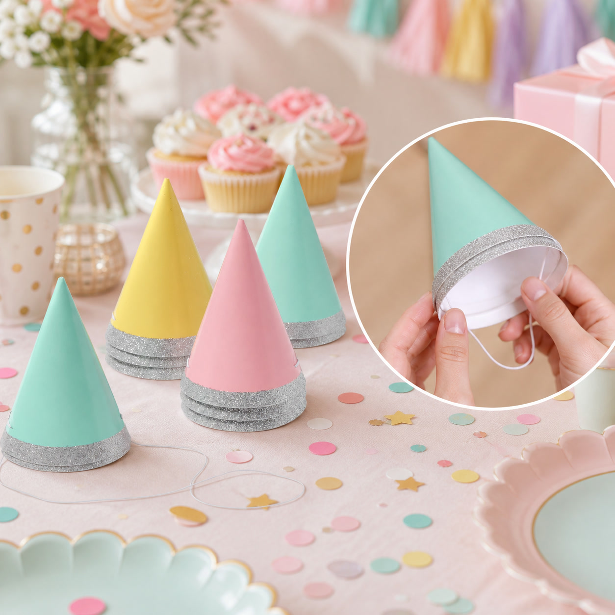 10 шт. 4-дюймовые мини-шляпки  – обзор и цена Party Hat Cone