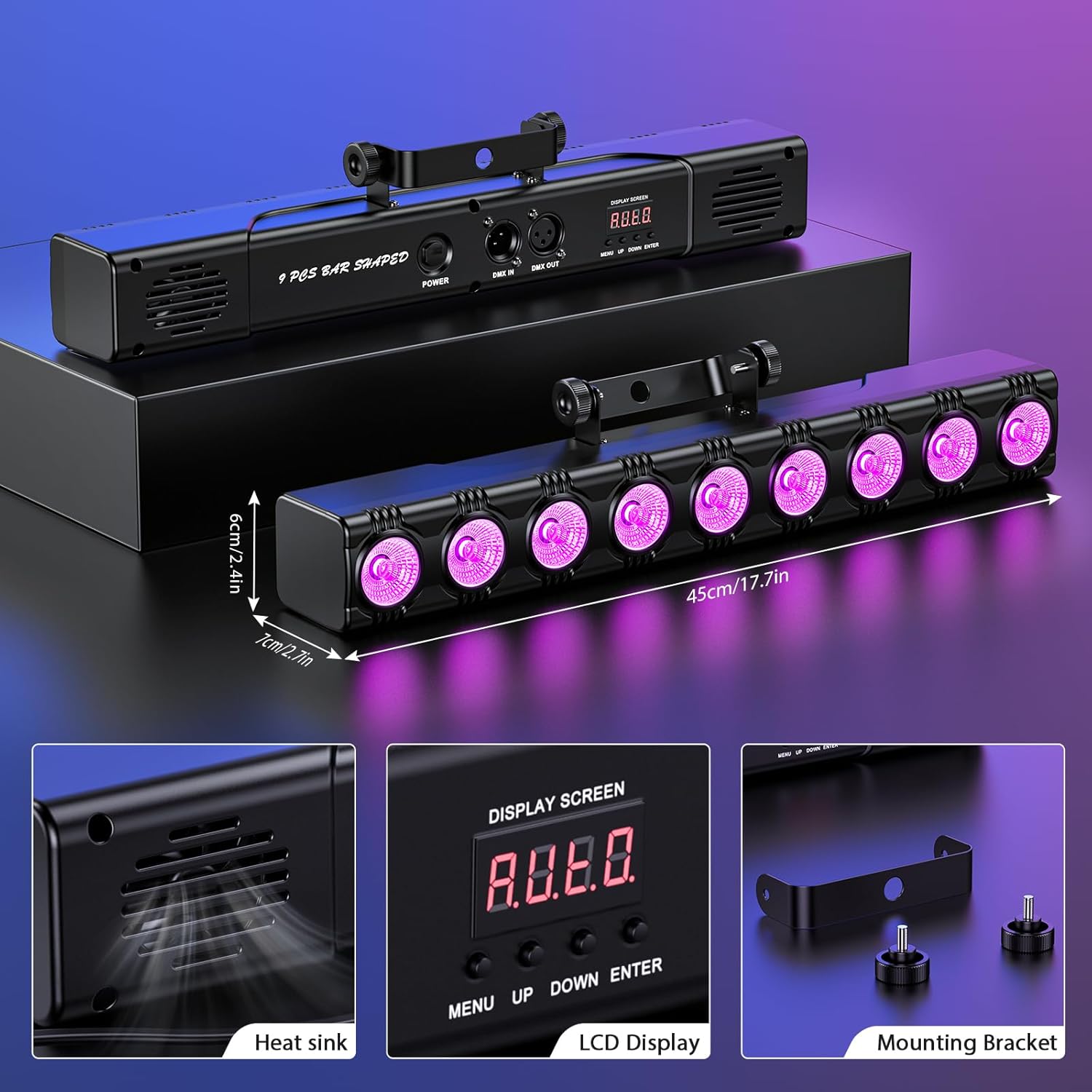 Светодиодный RGB-прожектор 36  – обзор и цена Event Party Dj