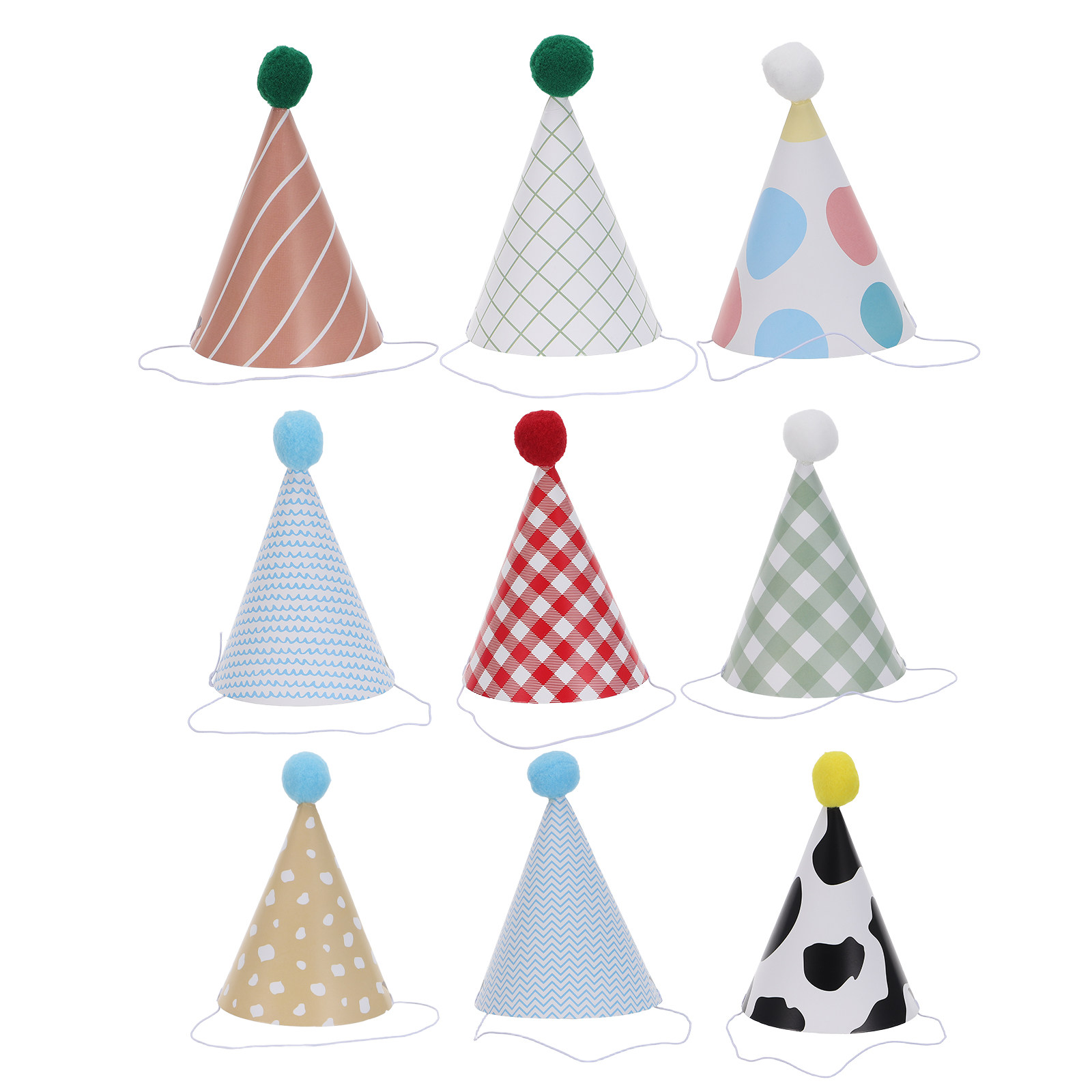 9 шт. праздничных шляпок для д – обзор и цена Party Hat Cone