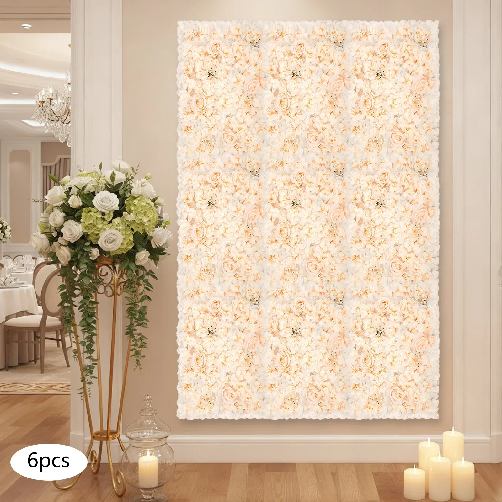 6 шт. панелей для цветочной ст – обзор и цена Flower Wall Panel