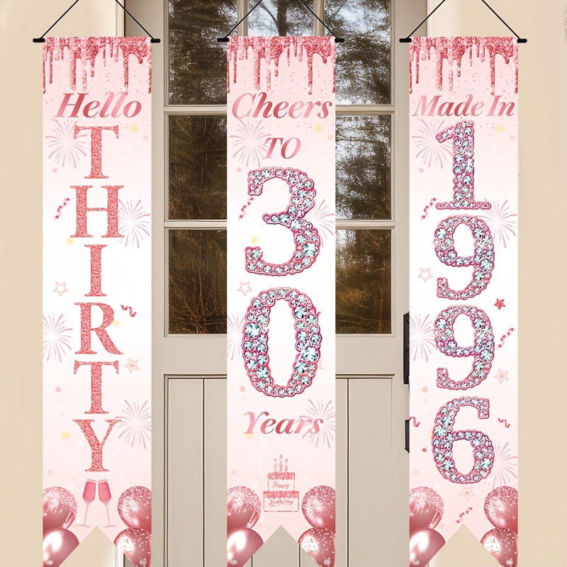 Набор из 3 плоских баннеров дл – обзор и цена Party Banner Gold