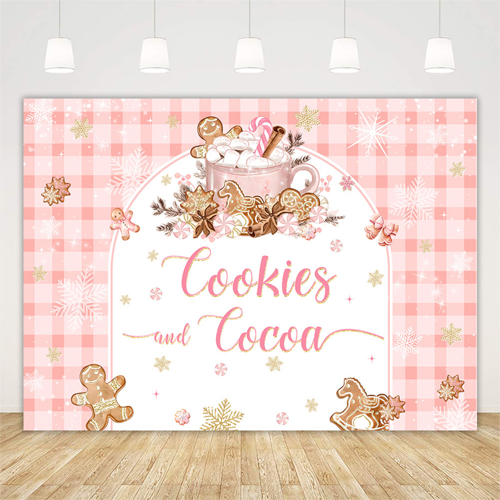Рождественский пряничный фон д – обзор и цена Dessert Table Backdrop